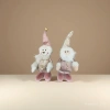 Christmas snowman, Santa Claus, pink doll decoration, souvenir, Christmas scene arrangement Application Scenario